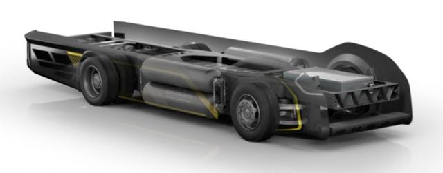 Gaussin為氫動(dòng)力卡車(chē)推出了一個(gè)“滑板”平臺(tái)，承諾可以行駛500英里