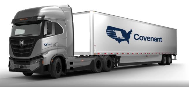 Covenant Logistics為其車(chē)隊(duì)增加40輛Nikola燃料電池卡車(chē).jpg