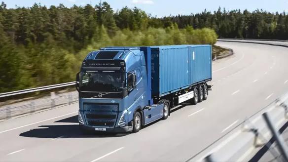 沃爾沃展示其新型氫動力卡車 沃爾沃展示其新型氫動力卡車