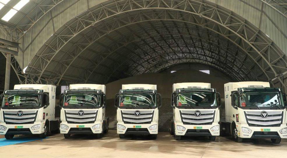 北京首批氫燃料重卡在大興亮相 北京首批氫燃料重卡在大興亮相