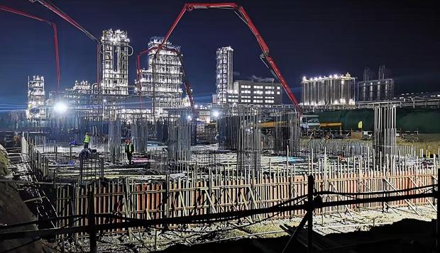 中建安裝新材料與氫能源丙烷脫氫設(shè)備Ⅱ項目土建基建施工基本完成 中建安裝新材料與氫能源丙烷脫氫設(shè)備Ⅱ項目土建基建施工基本完成