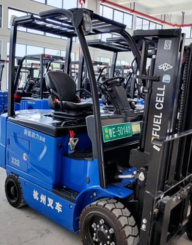 新氫動力“斬獲”粵港澳大灣區首批上牌氫能叉車