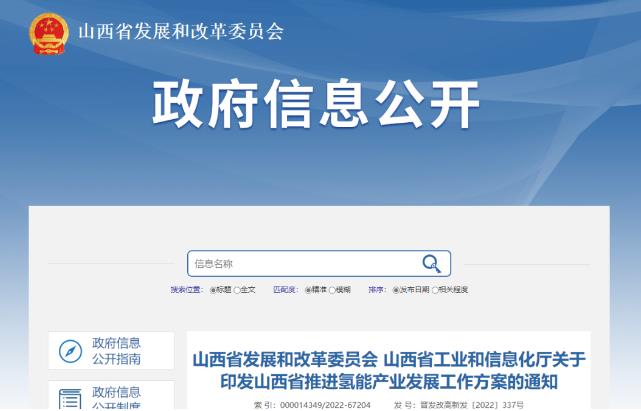 山西力爭2023年底前獲批國家燃料電池汽車示范城市群!《山西省推進氫能產業發展工作方案》發布.jpg